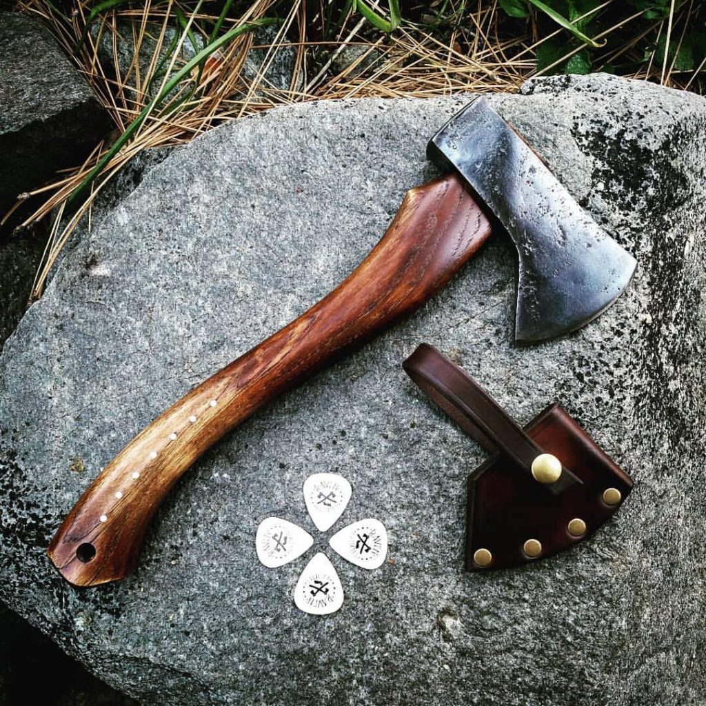 Handmade hatchet part of the Grandpa's Hatchet collection.