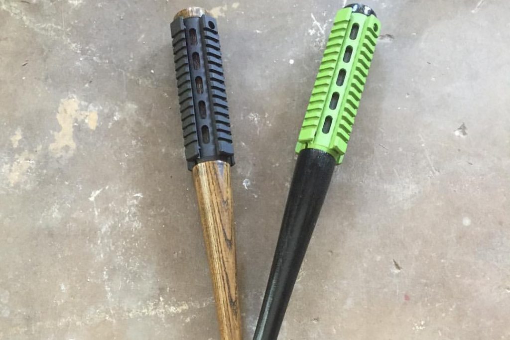It's a tactical baseball bat: why else would it need Picatinney rails? 