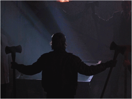 Axes Clanging - from Cobra Cobretti Movie